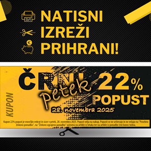 Natisni, izreži in prihrani! — Črni petek 2025 prihaja!
